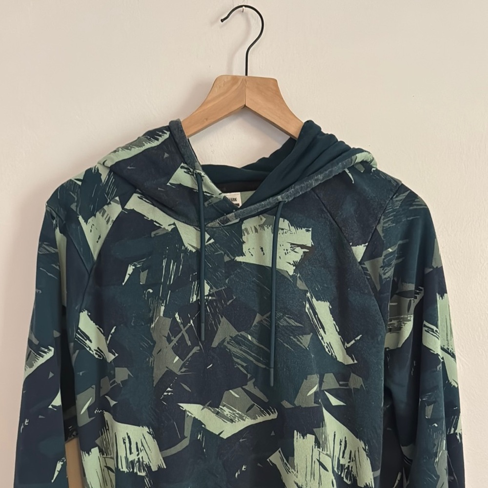 Green Camouflage Men's Hoodie